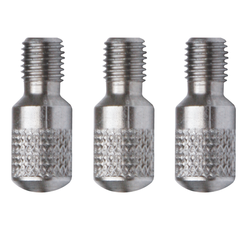 Blind cap set with thread RTG &amp;#216; 6 mm, 3 pieces, stainless