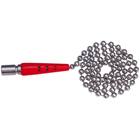 Ball chain with thread RTG &#216; 6 mm, Length: 0,5 m/1,64 ft., stainless steel, total breaking load 25