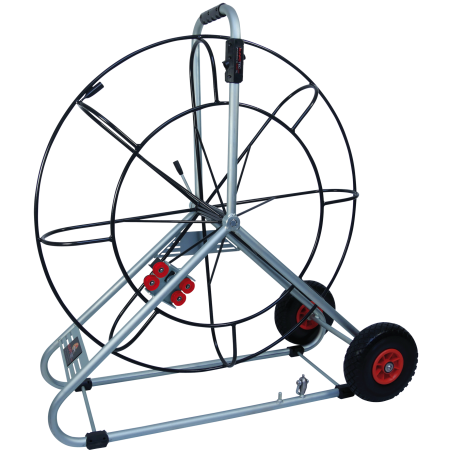 Steel reel &#216; 1000 mm/39,3701 in. mobile for &#216; 11 mm/0,4331 in., incl. double run-out system and