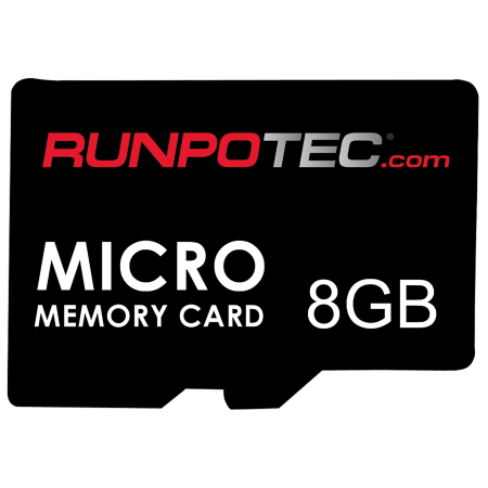 RUNPOTEC Micro Memory Card 8 GB, Class 6, y compris adaptateur et &#233;tui de