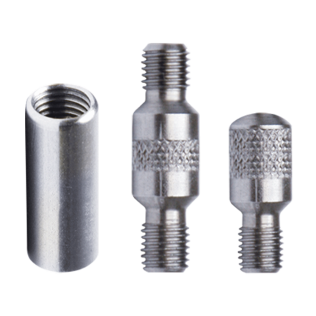 Connection thread set with thread RTG &#216; 6 mm, 3 pieces (1 x inside, 1 x outside, 1 x blind cap),
