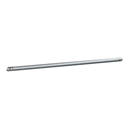 Drum shaft - Length 1600 mm/62,9921 in., heavy duty plain bearings on both sides and Stainless steel