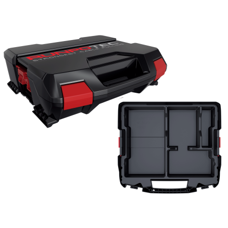 RUNPOTEC Systemkoffer mit RUNPOMETER RM35 Koffereinlage - PP Kunststoff (schlag- und sto&#223;fest),