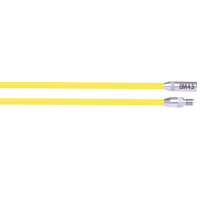 RUNPOSTICKS yellow (soft) - cable pulling aid for not guided pipelines, Length: 2 x 1 m/3,28 ft., &amp;#216;