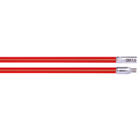 RUNPOSTICKS red (hard) - cable pulling aid for not guided pipelines, Length: 2 x 1 m/3,28 ft., &amp;#216; 7,5