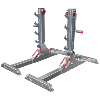 Lifting supports - RUNPOLIFTER 4500, cable drum lifter, left + right support, stainless steel,