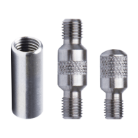 Connection thread set with thread RTG &amp;#216; 6 mm, 3 pieces (1 x inside, 1 x outside, 1 x blind cap),
