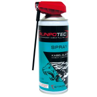 Cable lubricant spray, 400 ml, can with fold-out special attachment (spray over a large area and