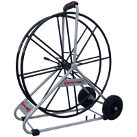 Rope reel &amp;#216; 770 mm/30,3150 in. - small - incl. parking brake, ergonomic handle and solid rubber