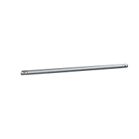 Drum shaft - Length 1350 mm/53,1496 in., heavy duty plain bearings on both sides and Stainless steel